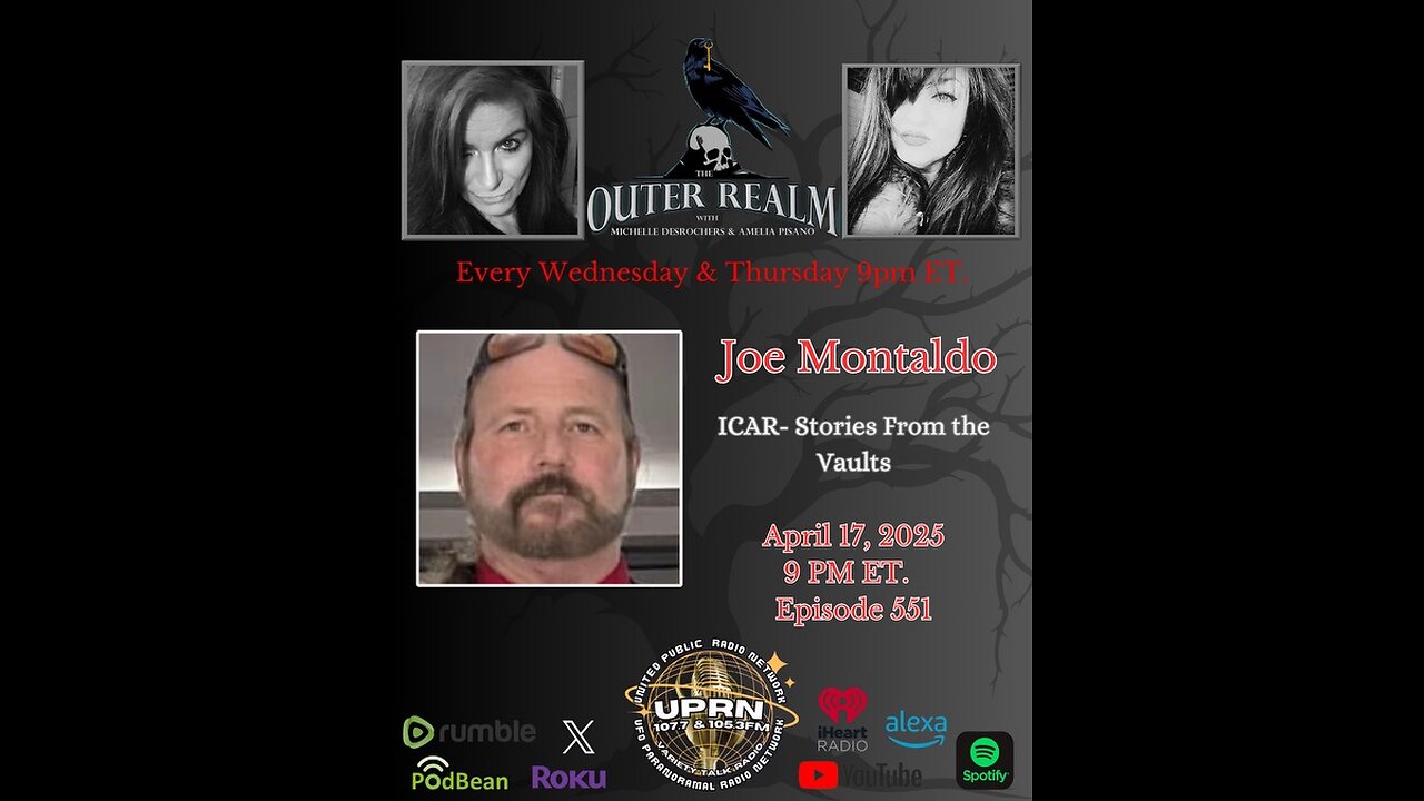 The Outer Realm - Stories from the ICAR Vaults (ET Experiencers) with Joe Montaldo