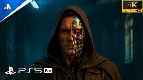 TERMINATOR: Resistance Enhanced PS5 PRO The Warehouse District 4K HD Ray Tracing