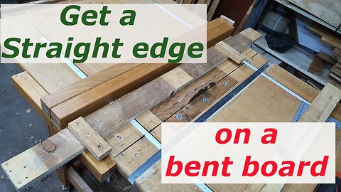 Cut a Straight Edge on a Bent Board Easily & Correctly!