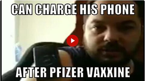 Man gets injected with Pfizer shot, now his body can charge his phone. How handy can you get?