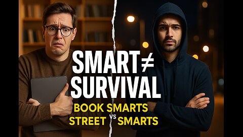 🎙️ Street Smarts vs Book Smarts: Who Really Survives?