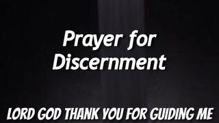 Prayer for Discernment