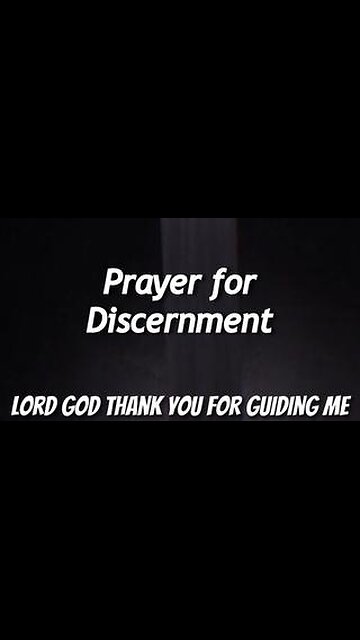 Prayer for Discernment