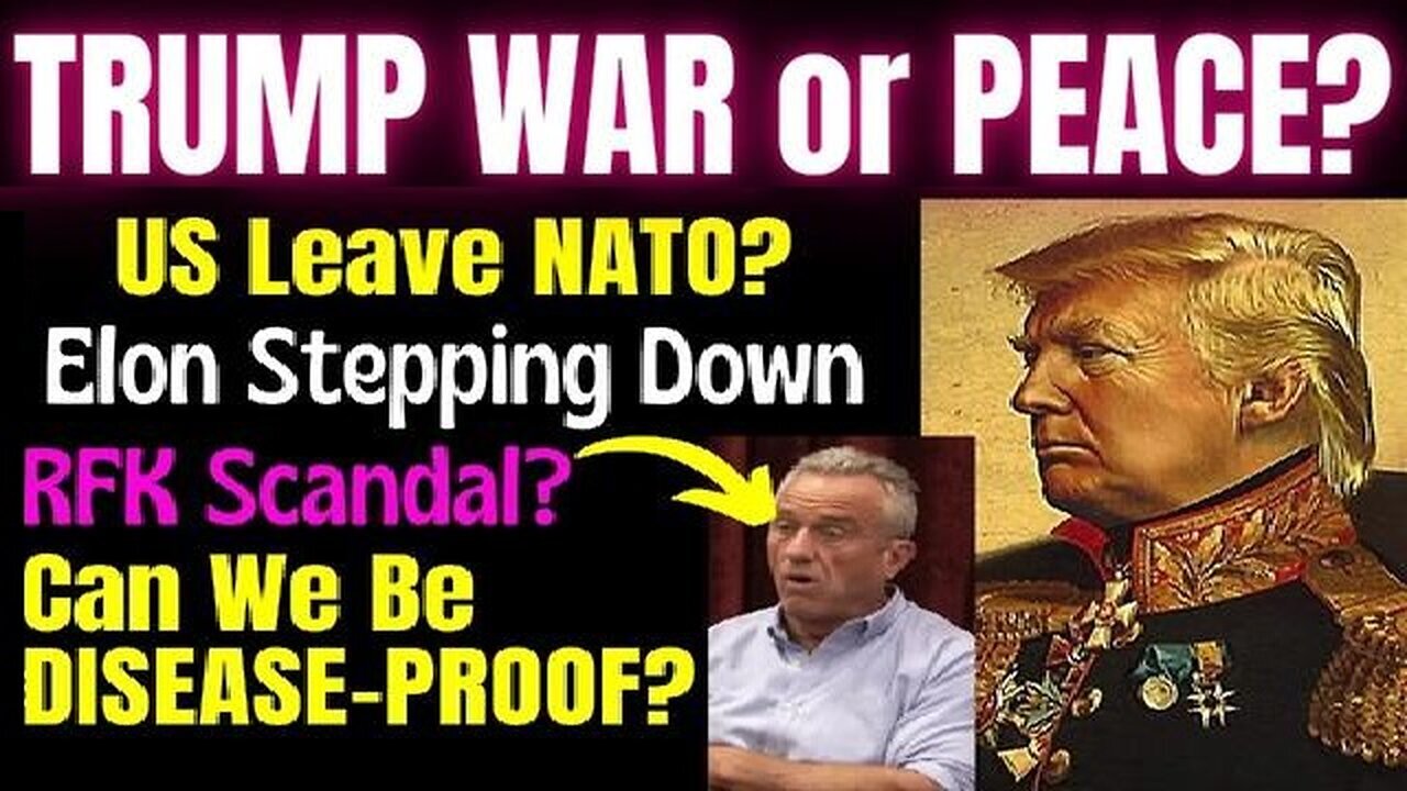 Trump - WW3 or Peace? Elon Step Down, Disease Proof!