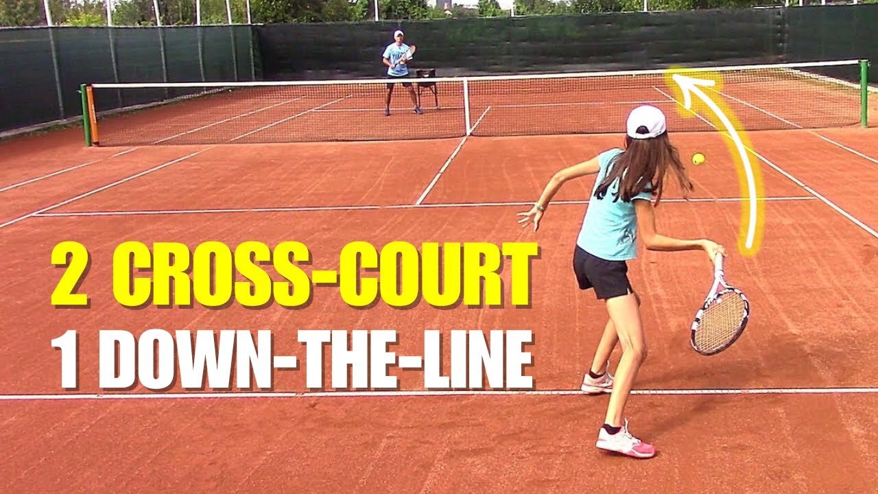 Try This Tennis Drill With Your Coach or Partner! (Groundstroke Accuracy)