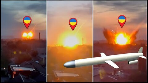 Russian Tu-95 mercilessly destroyed the Ukrainian Motor Factory in Lutsk with Kh-101 missiles!