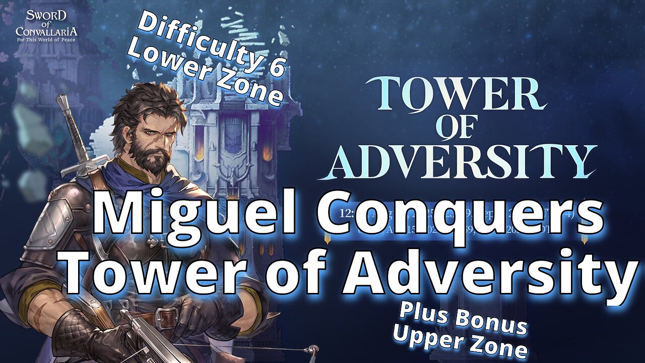 Miguel vs. Tower of Adversity Difficulty 6 (Lower & Upper Zone)