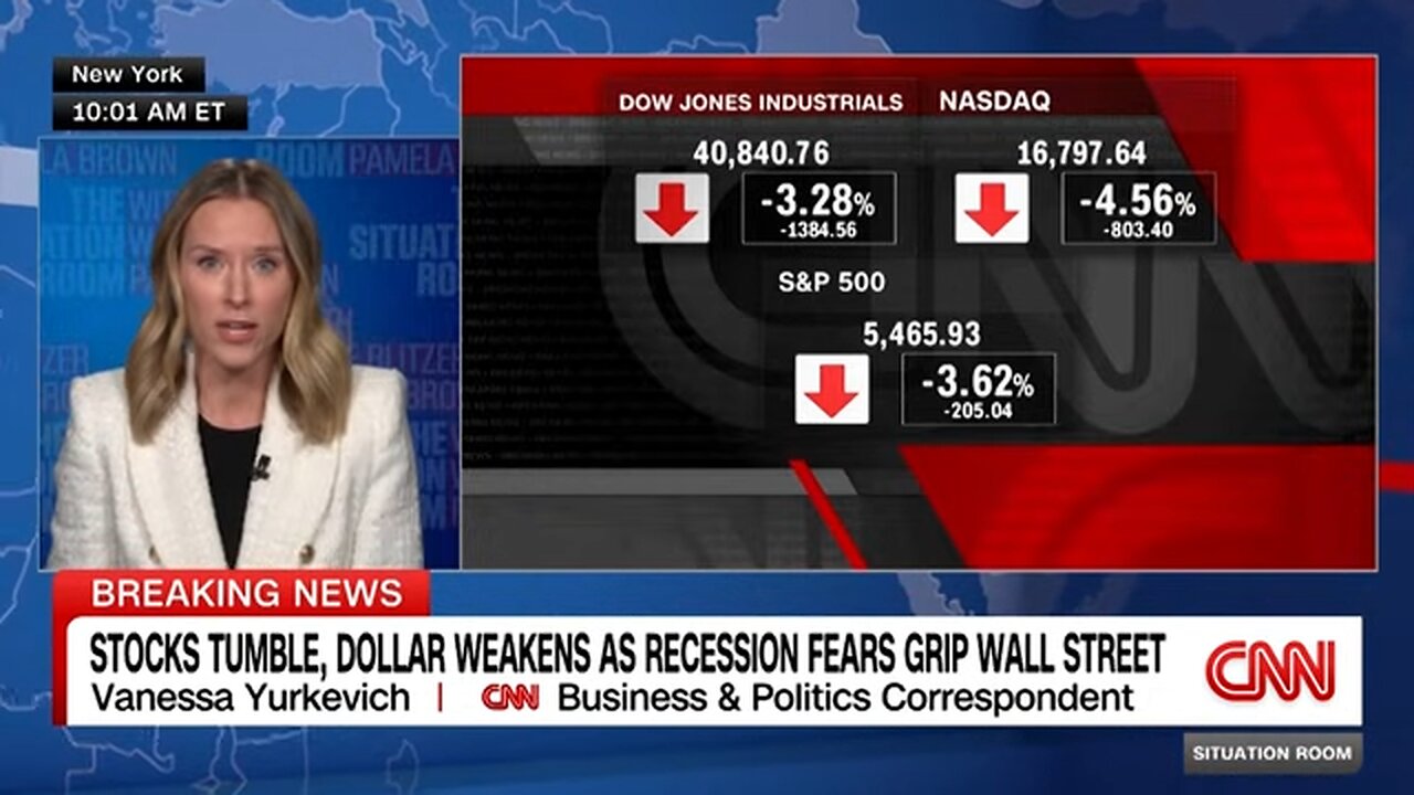 Stocks plunge as Wall Street reacts to Trump’s tariffs