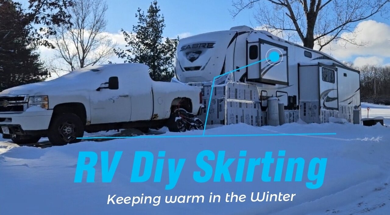 DIY RV Skirting with Foam Board, RV Life | Full-Time RV Family