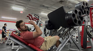 Leg Presses 720LBs for 5 Reps (Only Counting Plates)