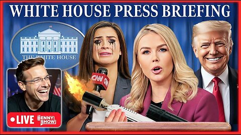 White House Press Briefing LIVE Right Now: Karoline Leavitt vs. Fake News as Fauci in PANIC