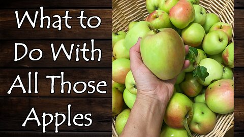 What to do With All Those Apples