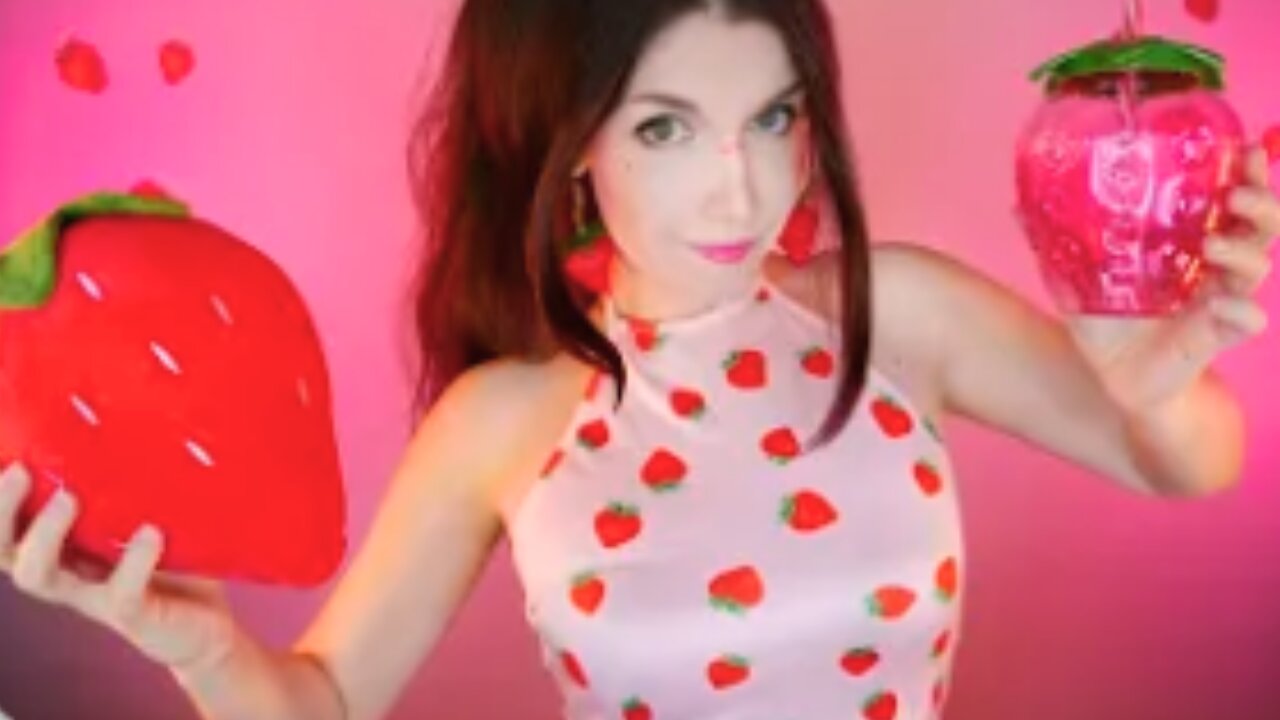 🍓🥳 ASMR Strawberry party 🤪✨ 99,9% Tingles