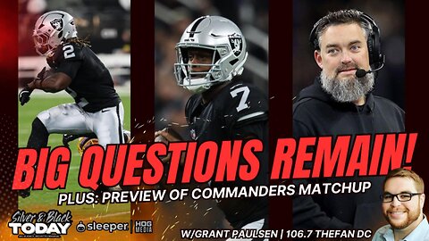 Raiders Nightmare: Geno Smith Implodes vs Chargers | O-Line Crisis & Commanders Preview