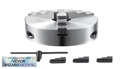 VEVOR 3-Jaw Lathe Chuck 5'' Self-Centering Lathe Chuck 0.1-5 in/2.5 -125 mm Review