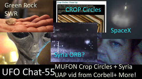 UFO Chat with Paul -55 MUFON on Crop Circles + Corbells Syria Leak +UAP vids analyzed