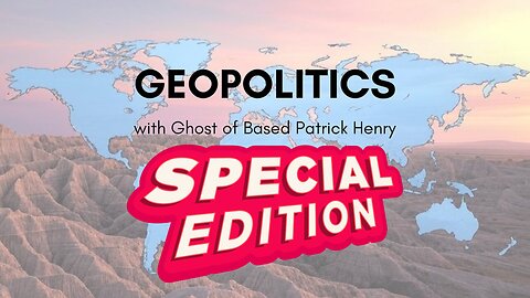 SPECIAL EDITION Geopolitics with Ghost Ep. 9 : Sword Dances, Sovereigns & the Saudi Reset