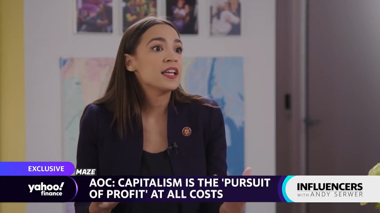 Alexandra Ocasio-Cortez Describes Capitalism