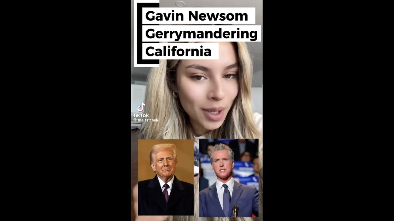 Gavin Newsom gerrymandering California