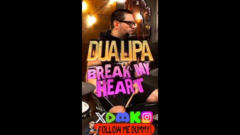 DUA LIPA - BREAK MY HEART (FLEX DRUM COVER)