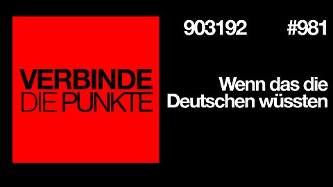 Verbinde die Punkte #981 - Wenn das die Deutschen wüssten (903192)