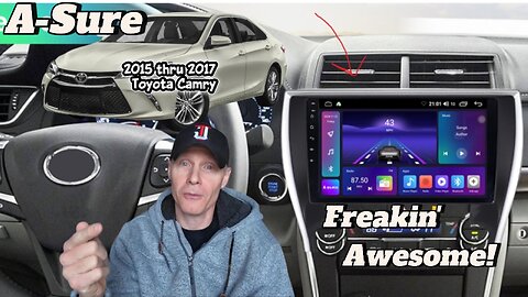 ASure 10.1 inch Quad Core 2+64 GB Car Stereo (2015-2017 Toyota Camry)...Freakin' Awesome in 2026!