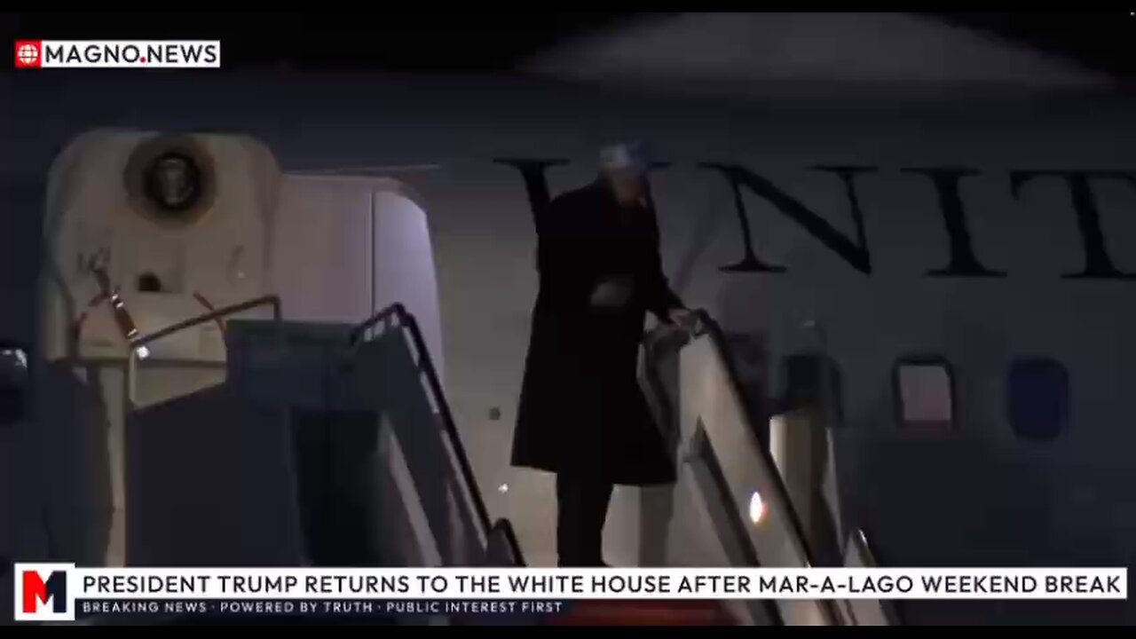 Trump's motorcade was adjusted because object was found at Palm Beach