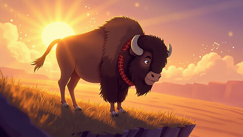 Bison Stands Tall 🦬 | Calm Courage Kids’ Song for Memorial Day