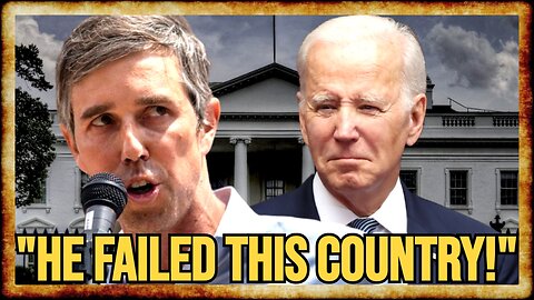 Beto O'Rourke RIPS BIDEN For Running Again Despite Decline
