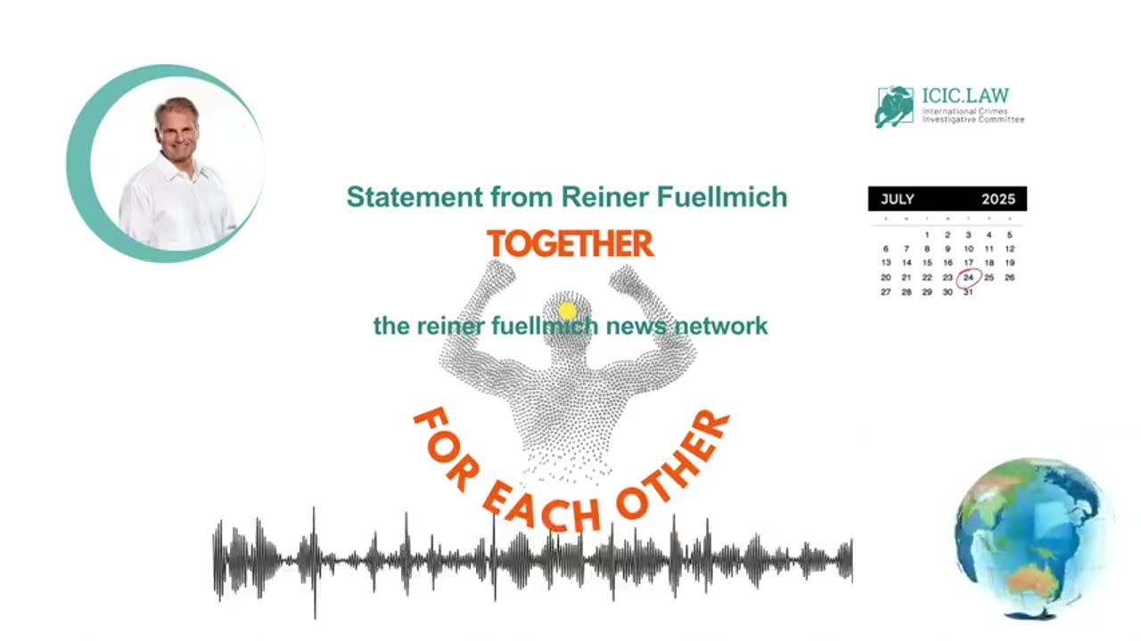 Reiners Fuellmich - New Statement from prison - July 24 2025 ENGLISH
