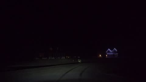 4K Driving Thru Up Wayne County Pennsylvania PA 1 2 3 4 5 6 7 8 Avoy Heights Road RD Community Night