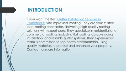 Best Gutter Installation Services in L'Amoreaux