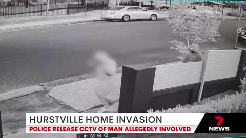 Armed home invasion suspect caught on camera - 7NEWS Australia