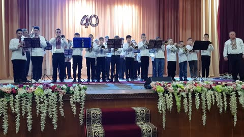 Fanfara din Coteleu la Sărbătorirea a 40 de ani de la deschiderea Casei raionale de cultură 29/29