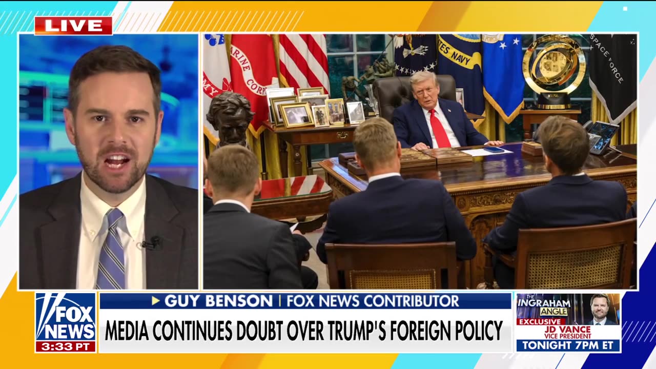 Guy Benson calls out 'delusional' media over Trump foreign policy coverage