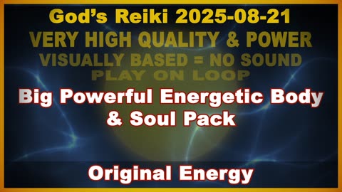 God's Reiki | Big Powerful Energetic Body & Soul Pack - 4 Intentions