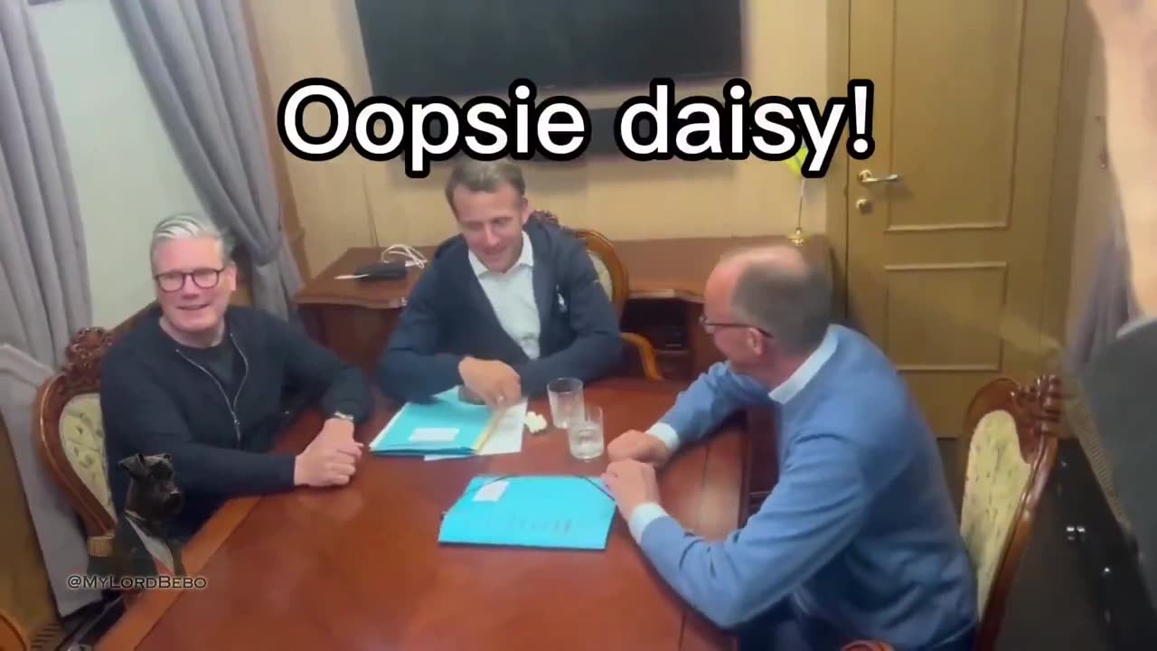 Cocaine fueled megalomaniacs Macron, Starmer, and Mertz