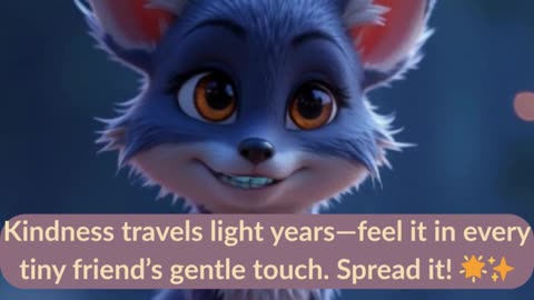 Cute Cosmic Friends #43 – Cosmic Kindness in Action 🐻💖