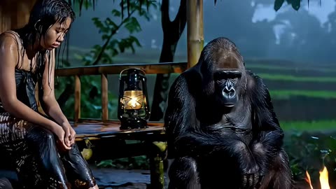 A Woman, A Gorilla, and the Rain