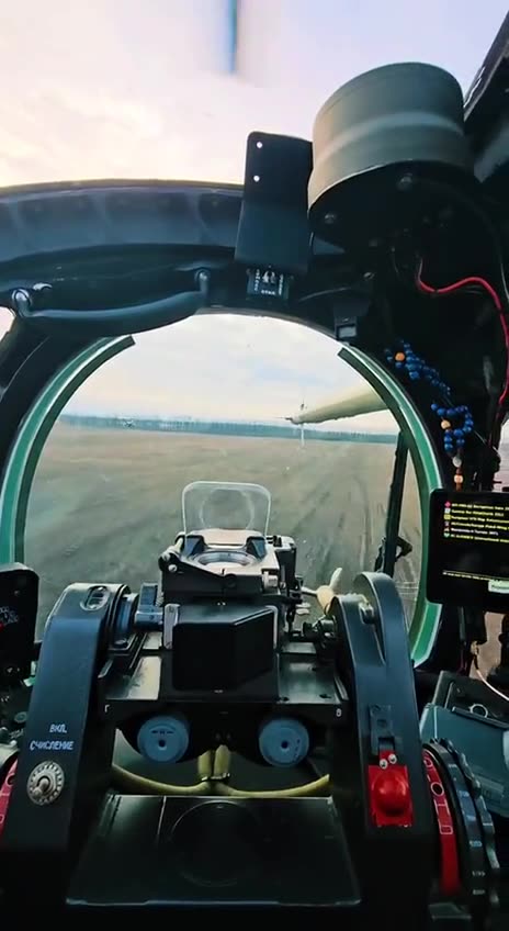 Incredible Footage from a Ukrainian Attack Helicopter Group