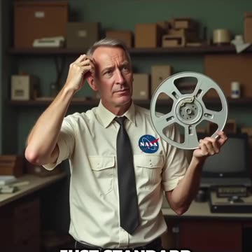 NASA Said there was a shortage of Data Tapes so they erased and reused the Apollo Footage
