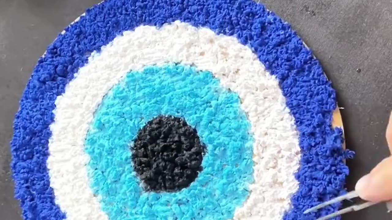 Evil Eye with tissue paper 🧿