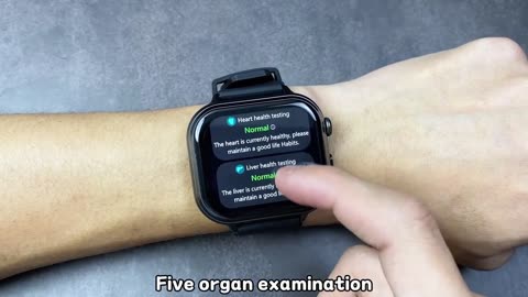 Smart watch Uric acid Blood lipids ECG+PPG Body Fat Pulse BP Heart rate