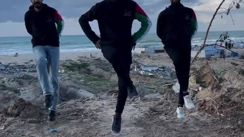 The Palestinian Dabke from Gaza❤️❤️❤️