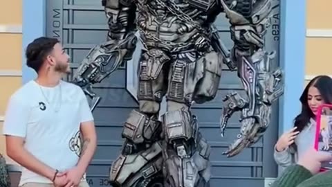 have a picture taken with a Transformer