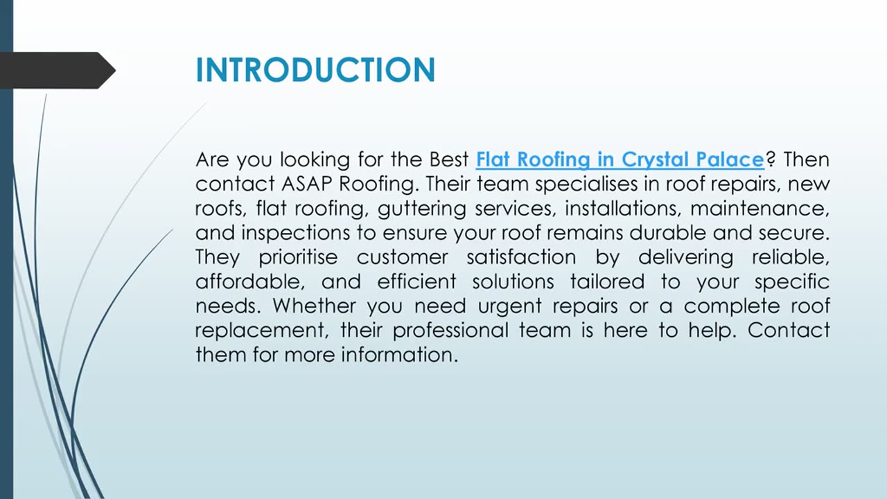 Best Flat Roofing in Crystal Palace