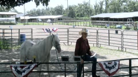 Skipper Calder & Cowboy-up Ministry bring horse training with a message at 11am.