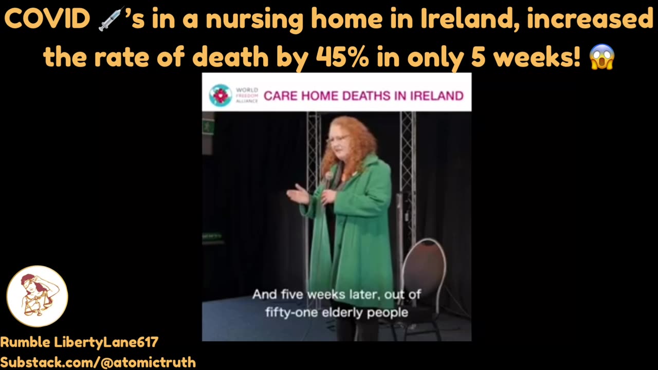 Vaccine Deaths Increase 45% in an Ireland Nursing Home in Only 5 Weeks Proceeding the COVID 💉😱