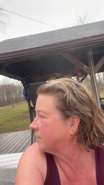 Dog Crashes Grammy's Hot Tub Soak