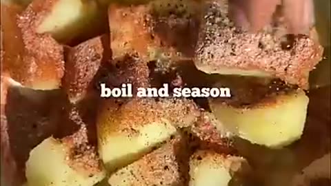 Breaking: GARLIC BUTTER POTATO POPS #recipe #recipes #food #potato #potatoes #ga